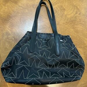 Jimmy Choo Leather Sophia Star Studded Tote